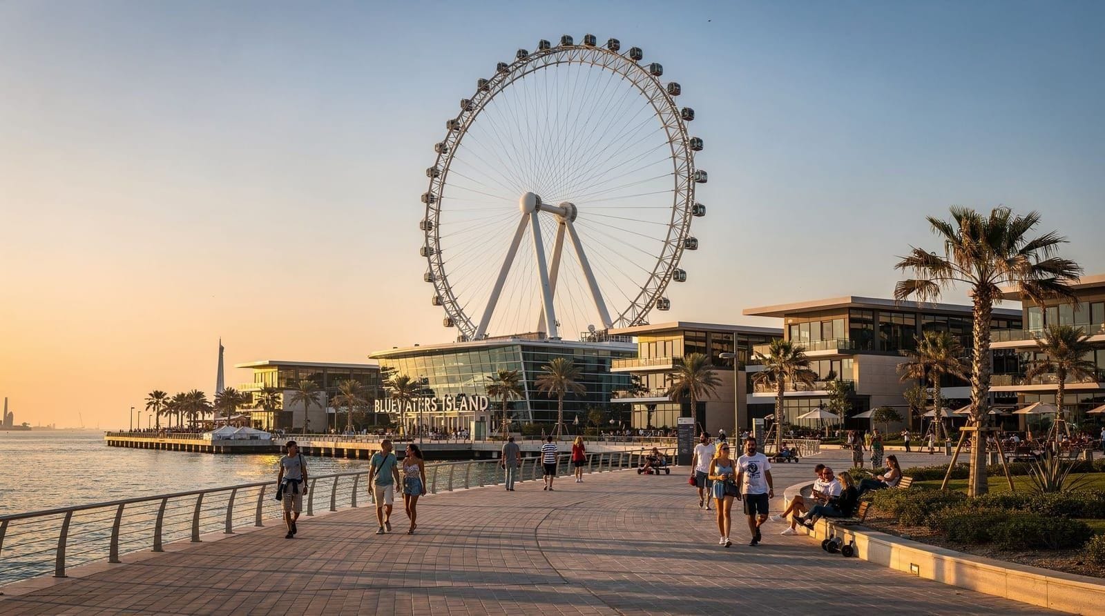 Bluewaters Island — Ain Dubai and The Wharf, Dubai, UAE
