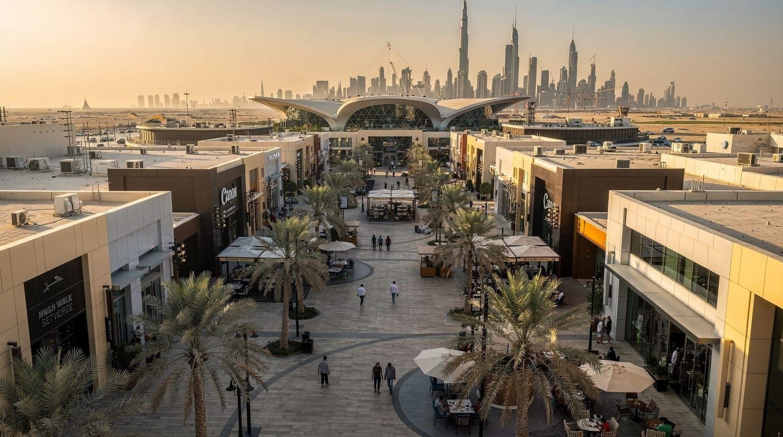 City Walk & Al Wasl — open-air district and Green Planet, Dubai, UAE