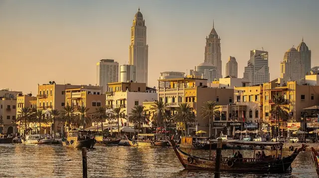 Deira — Gold Souk, Spice Souk and the old trading Creek