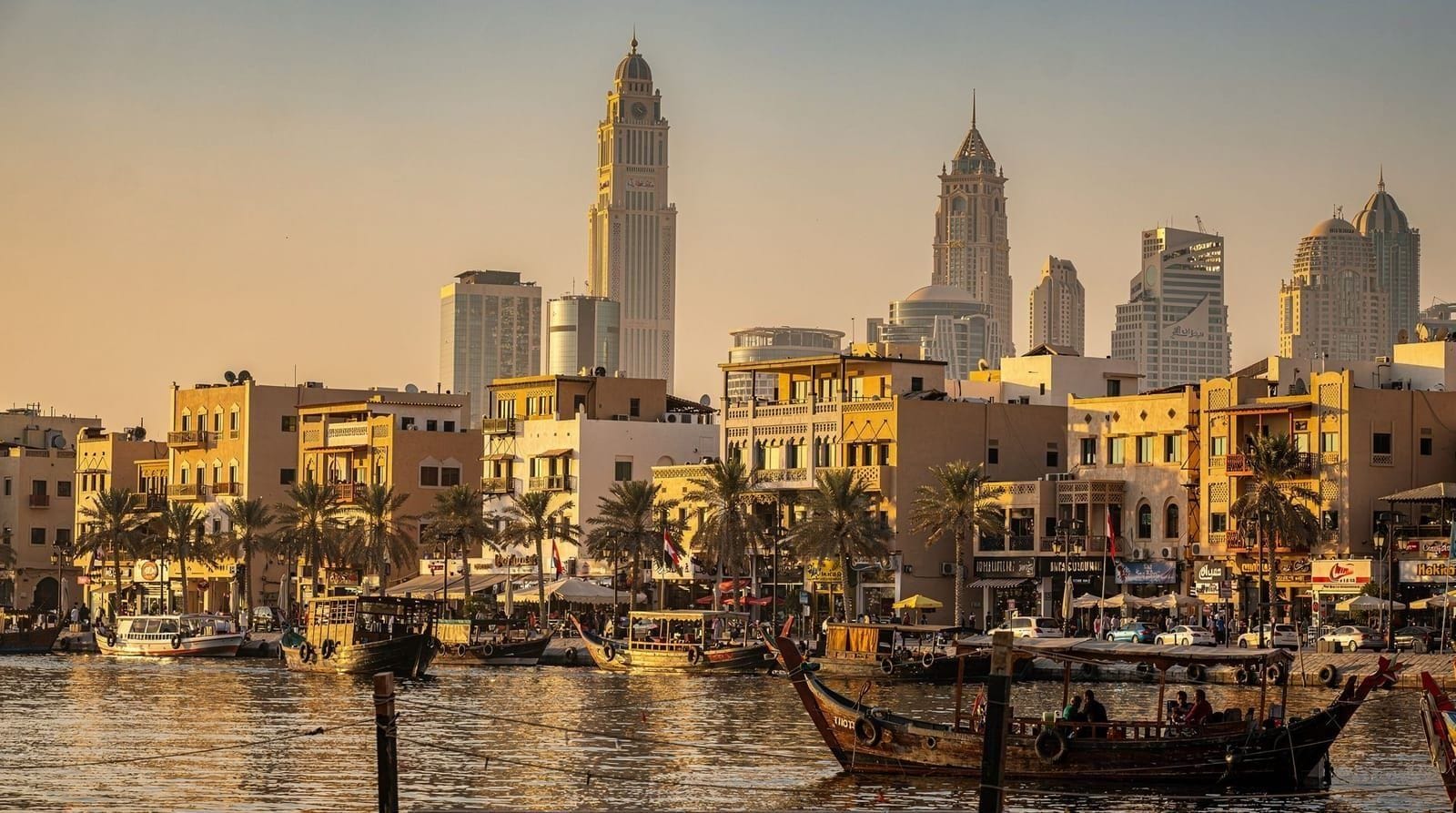 Deira — Gold Souk, Spice Souk and the old trading Creek, Dubai, UAE