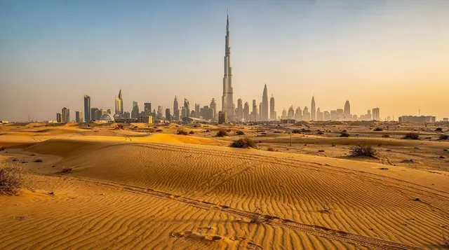 Dubai: evening red dunes desert safari with buffet dinner