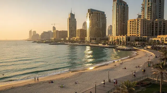 Jumeirah — mosque, open beaches and Burj Al Arab views