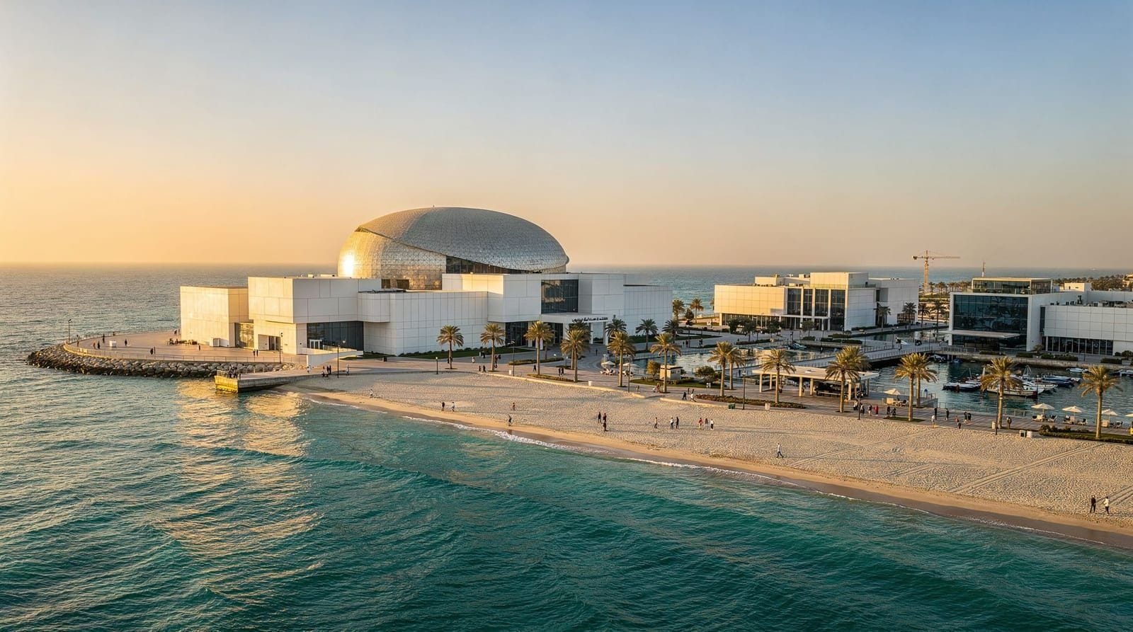 Saadiyat Island — Abu Dhabi's cultural district and beach, Dubai, UAE