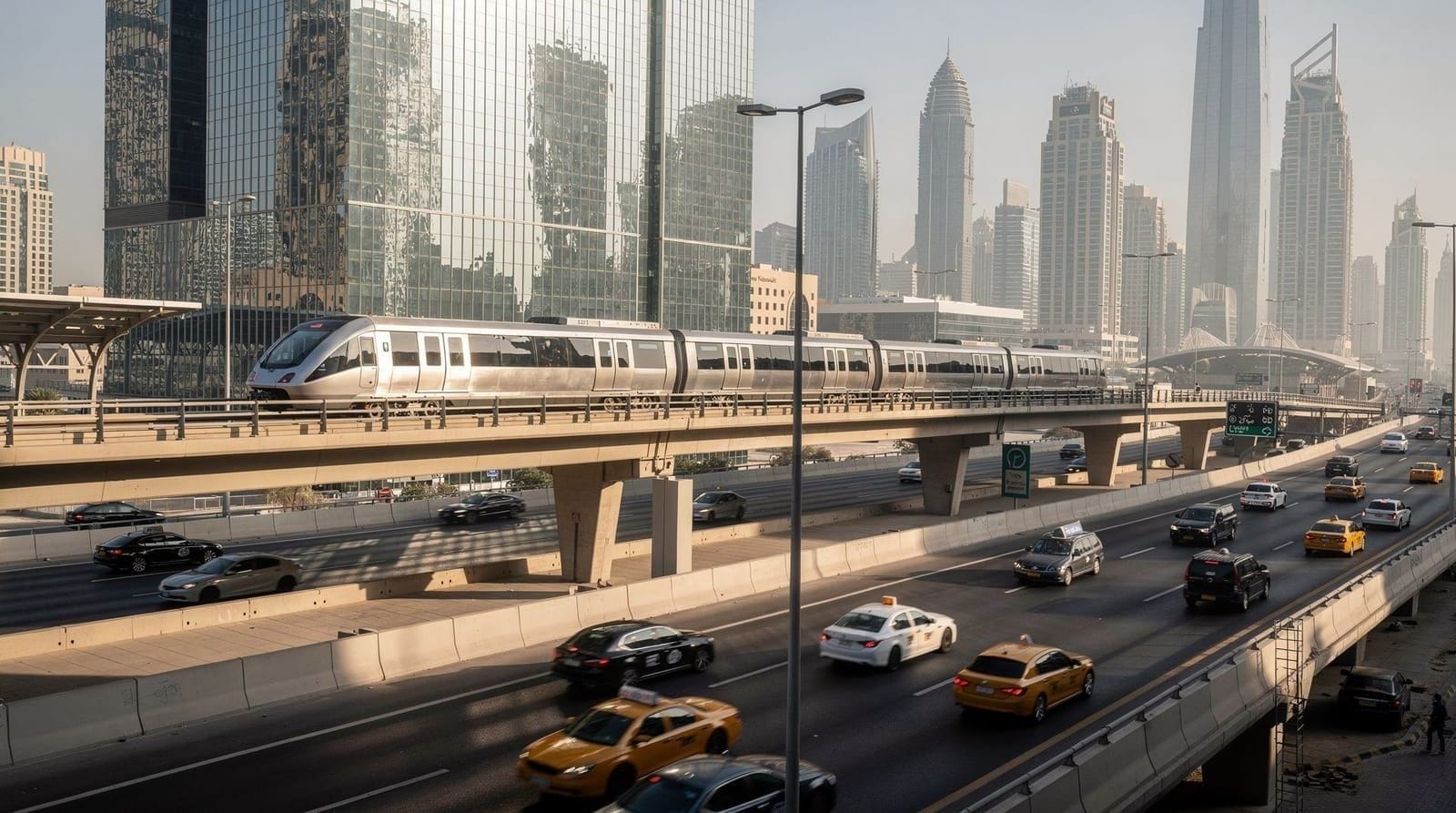 Dubai airport to city: metro, taxi, and transfer costs compared — DXB and DWC to Downtown and the Marina: real metro, taxi, and transfer times and