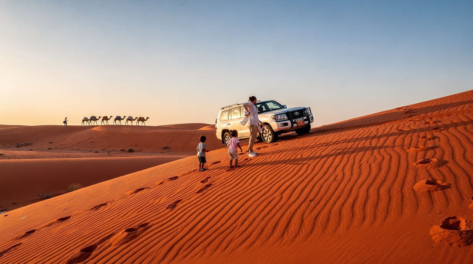 Dubai desert safari with kids: age limits and the right format — Which Dubai desert safari format actually works with kids, real age minimums for