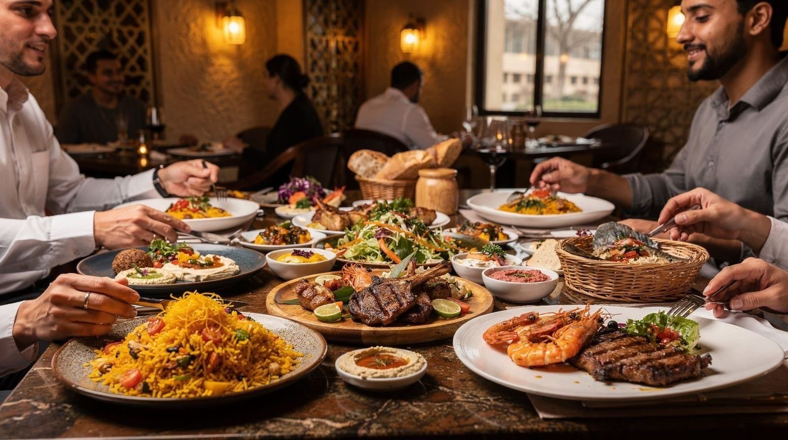 Dubai fine dining guide: Michelin, celebrity chefs and real prices — Dubai's actual fine-dining scene since the 2022 Michelin Guide launch — Orfali B