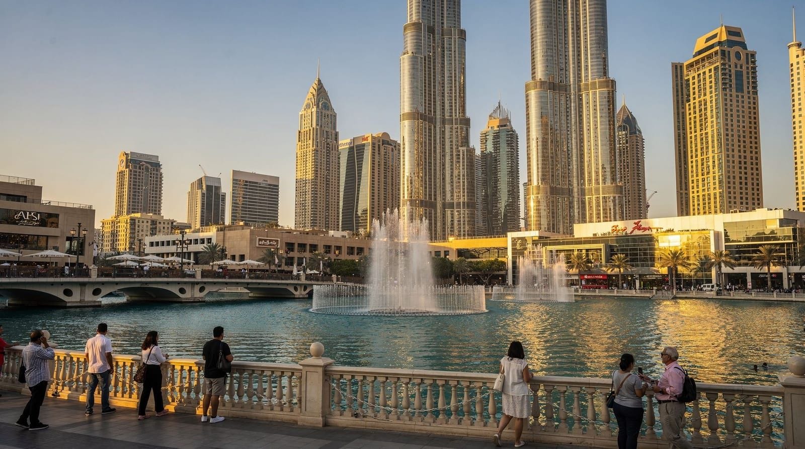 The Dubai Fountain guide: free show times, best viewing spots, and the Lake Ride — Dubai Fountain show times, the best free viewing spots around Burj Khalifa Lake,