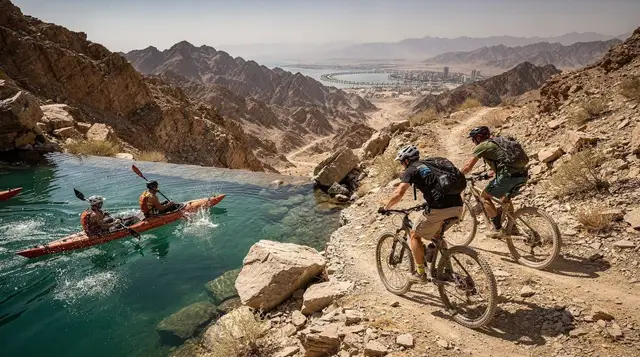 From Dubai: Hatta sightseeing tour with kayaking