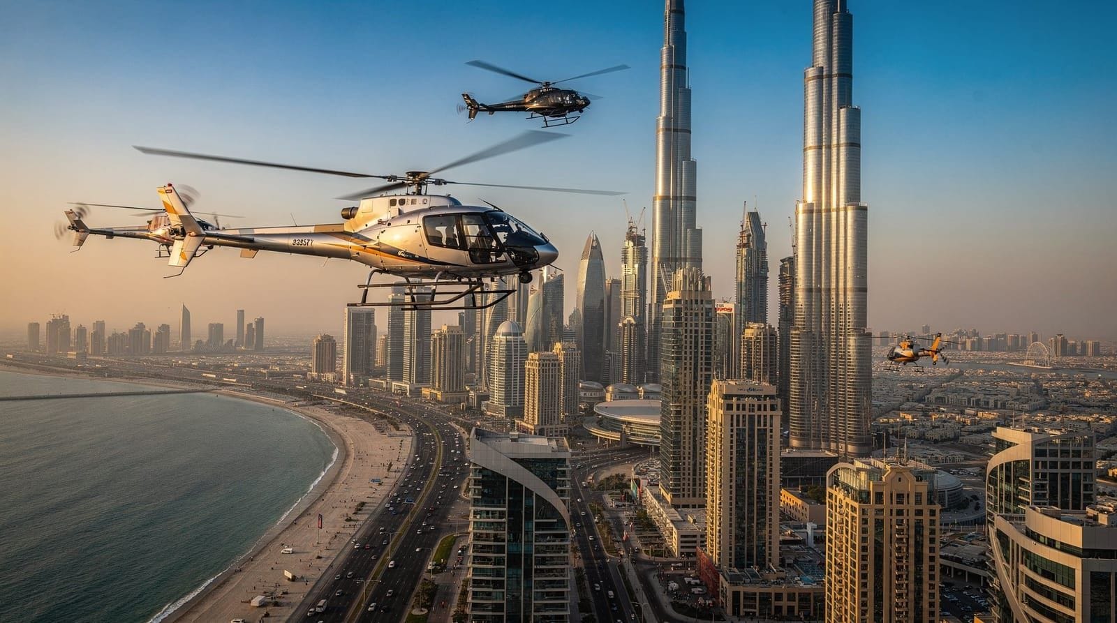 Dubai helicopter tours: routes, flight lengths, prices, and operators compared — Dubai helicopter tour guide: routes over the Palm and Downtown, realistic flight