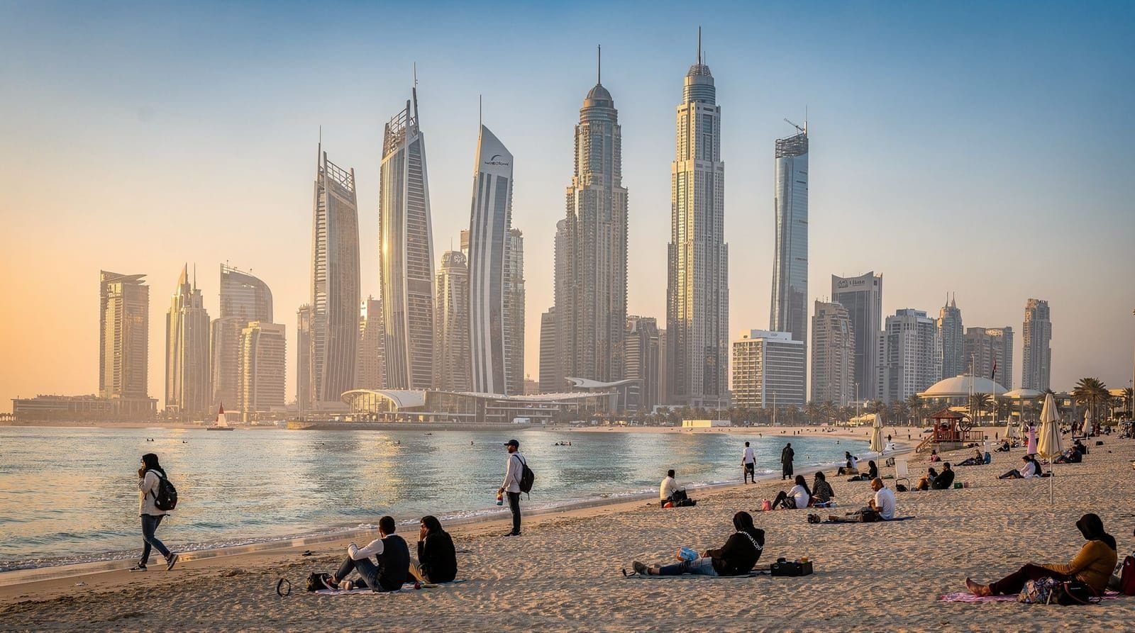 Dubai in winter: peak season December-February — Dubai's winter (Dec-Feb) is peak season for good reason: 20-30°C weather, every 