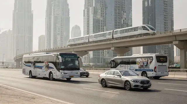 Dubai to Abu Dhabi transport: bus, car, and tour options