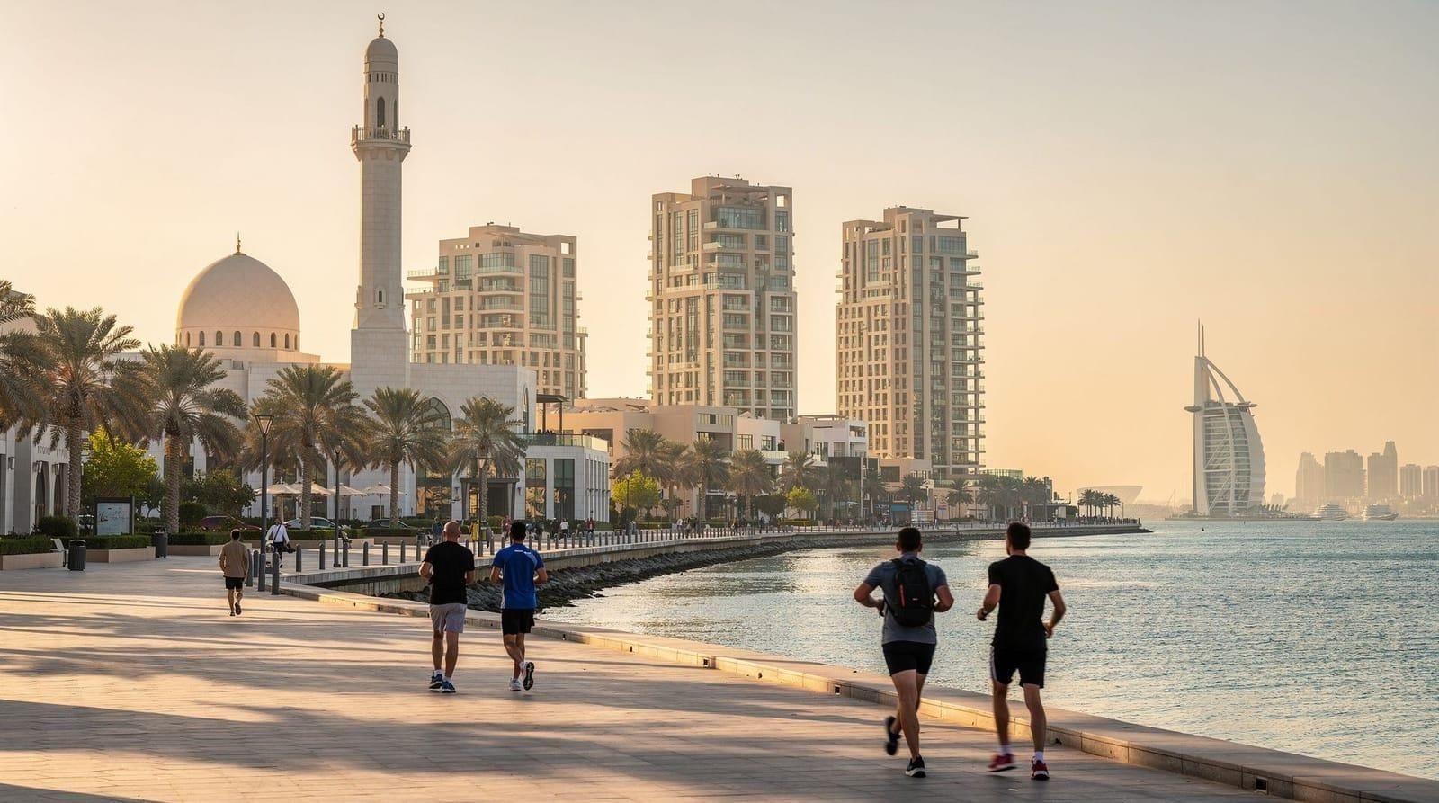 Jumeirah neighborhood guide: mosque, beaches and Burj Al Arab views — Jumeirah neighborhood guide: Jumeirah Mosque tours, open public beaches, Burj Al