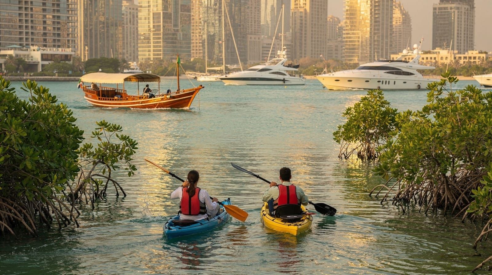 Mangrove kayaking in the UAE: where to go and what to expect — Mangrove kayaking across the UAE compared: Abu Dhabi's Eastern Mangroves, Umm Al