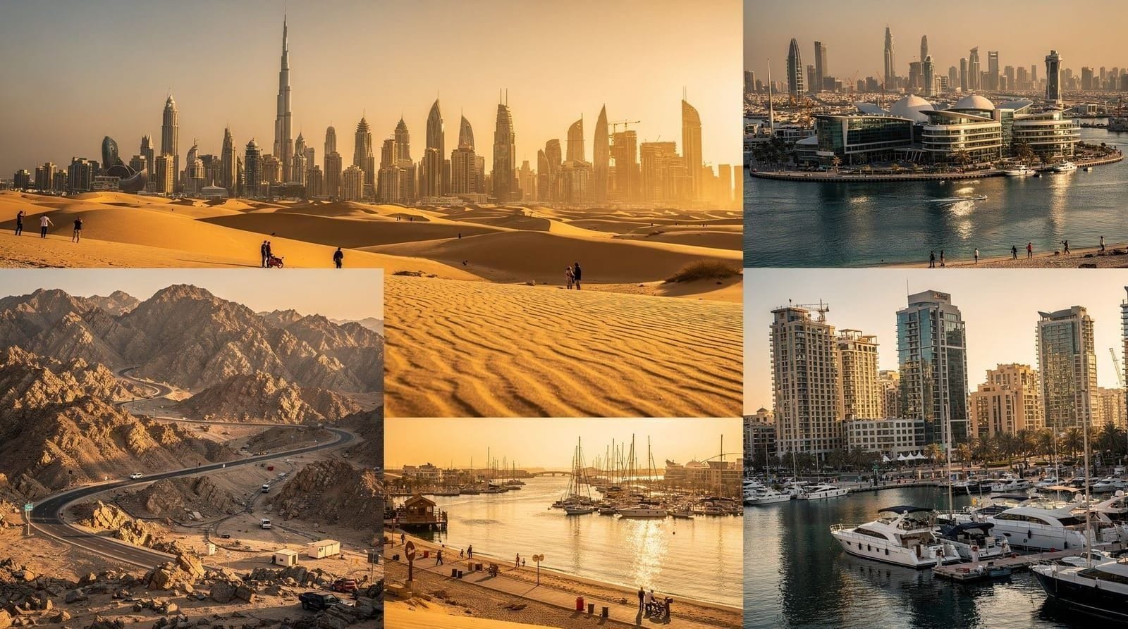 5 days in Dubai: the city, Abu Dhabi, and a mountain day — 5 days — moderate — mid-range